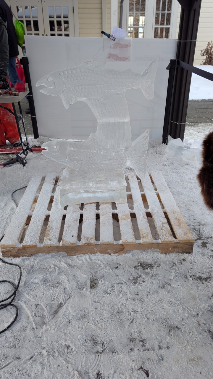 Showcased Ice Pieces from The Ice Carvers Group